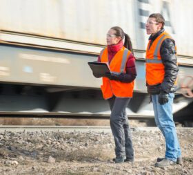 What Are On-Track Safety and Flagging Services for Railroad Projects?