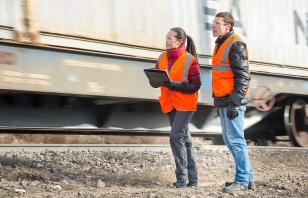 What Are On-Track Safety and Flagging Services for Railroad Projects?